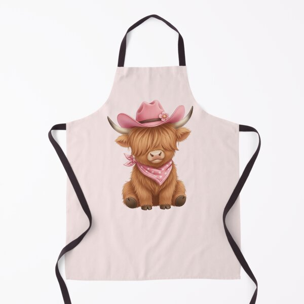 Item preview, Cute Cowgirl Highland Cow Illustration designed and sold by HumTumMe.