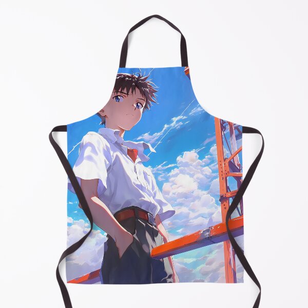 Item preview, Shinji Ikari Neon Genesis Evangelion Anime Blue Sky Reflective Youth designed and sold by Tokyonomad.