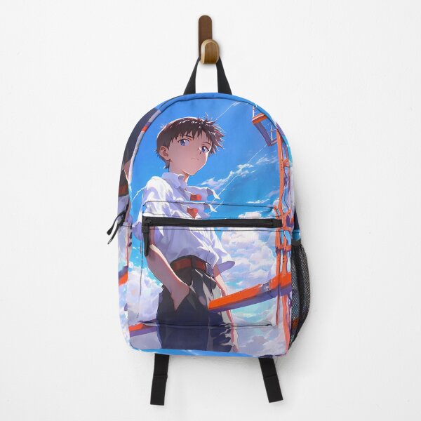 Item preview, Shinji Ikari Neon Genesis Evangelion Anime Blue Sky Reflective Youth designed and sold by Tokyonomad.