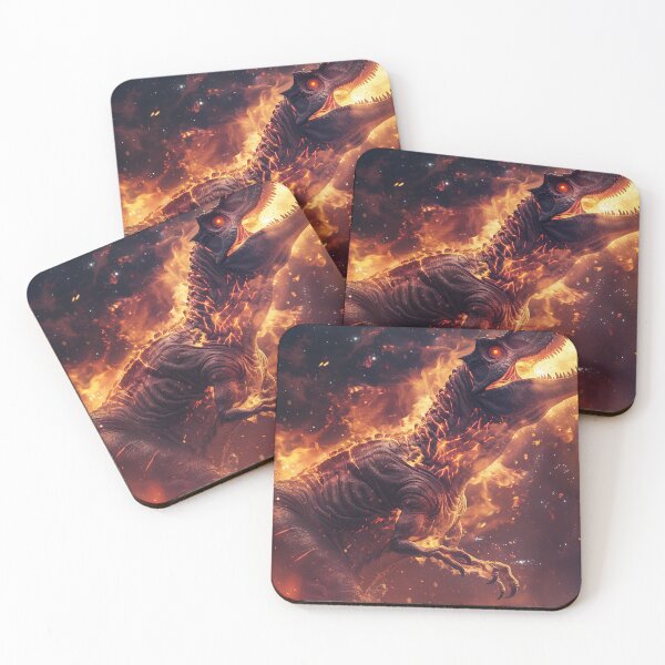Item preview, Inferno T Rex Cosmic Art designed and sold by QuantumDrift.