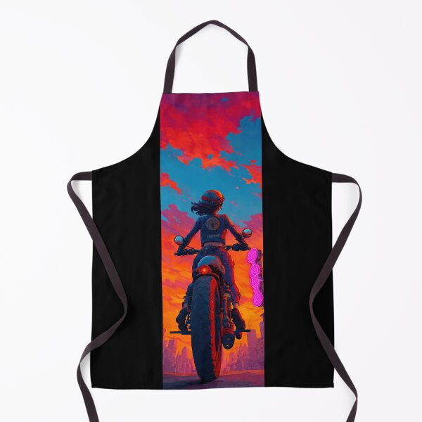 Item preview, Facing the Sunset Cloud on Motorcycle designed and sold by paulonfire.