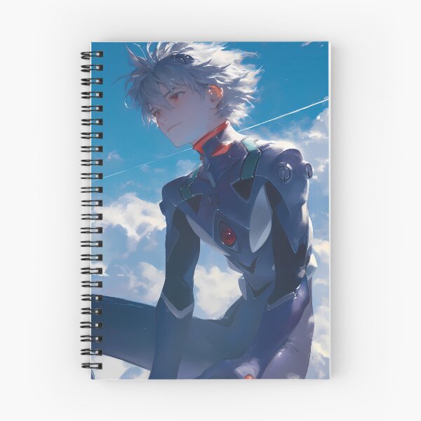 Item preview, Kaworu Nagisa Neon Genesis Evangelion Anime Sky Serene ethereal Calm designed and sold by Tokyonomad.