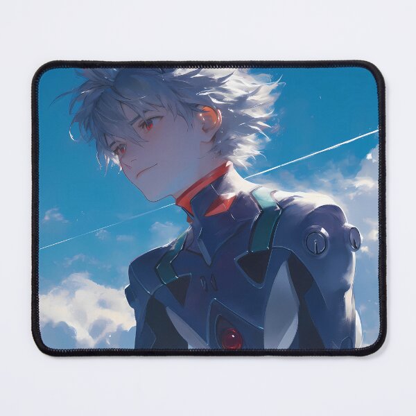 Item preview, Kaworu Nagisa Neon Genesis Evangelion Anime Sky Serene ethereal Calm designed and sold by Tokyonomad.