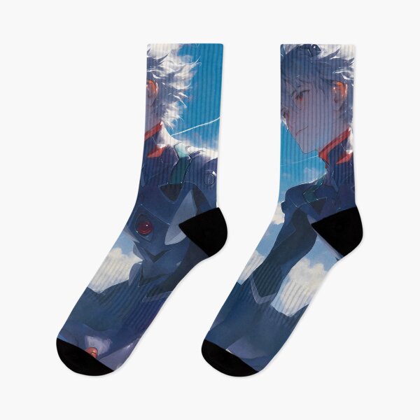 Item preview, Kaworu Nagisa Neon Genesis Evangelion Anime Sky Serene ethereal Calm designed and sold by Tokyonomad.