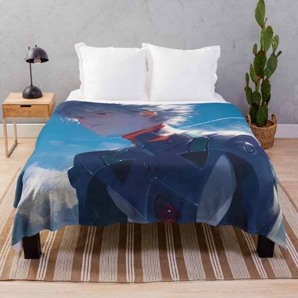 Item preview, Kaworu Nagisa Neon Genesis Evangelion Anime Sky Serene ethereal Calm designed and sold by Tokyonomad.