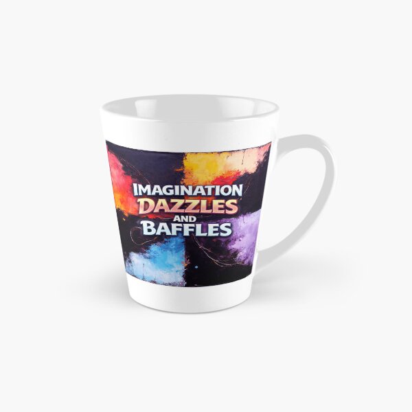 Item preview, imagination dazzles and baffles colorful typographic abstract design designed and sold by SmashingDeals.