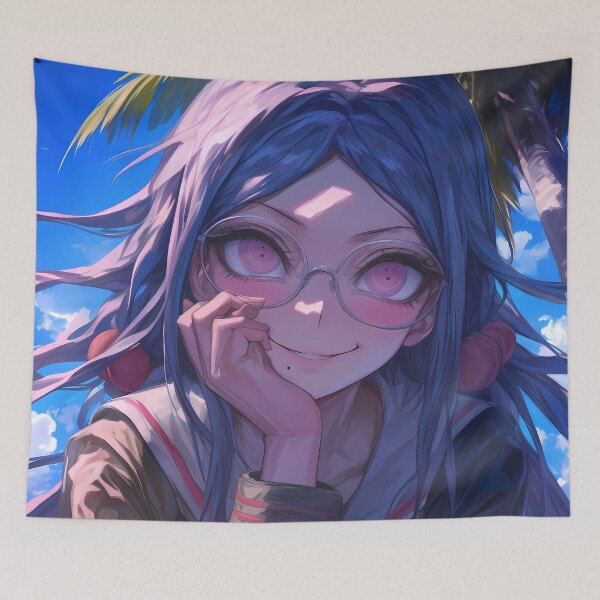 Item preview, Toko Fukawa Danganronpa Anime Girl Beach Bright Quirky Fun Colorful designed and sold by Tokyonomad.