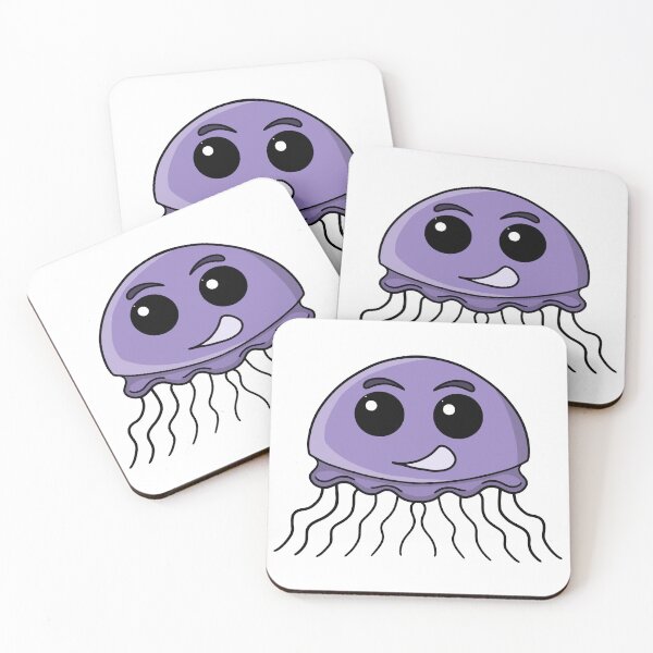 Item preview, Lilac Jellyfriend Cartoon designed and sold by shopdiego.