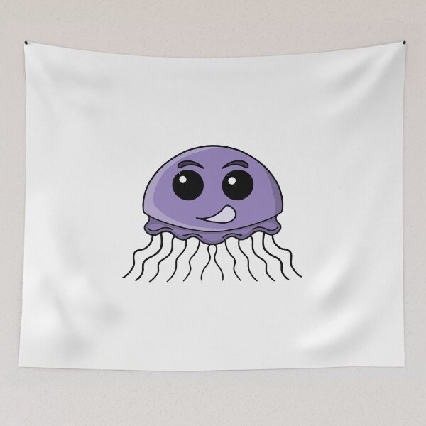 Item preview, Lilac Jellyfriend Cartoon designed and sold by shopdiego.