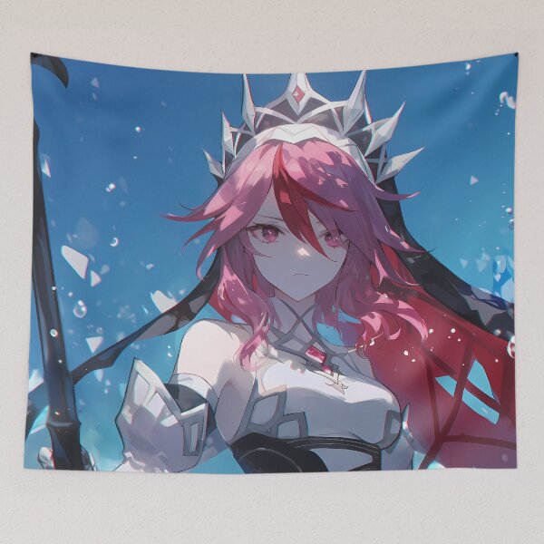 Item preview, Rosaria Genshin Impact Game Cathedral Chill Night Ice Gothic Anime Girl designed and sold by Tokyonomad.