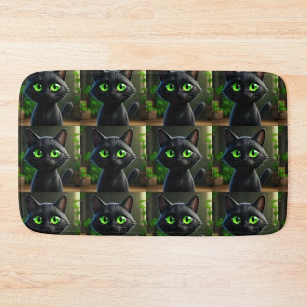 Item preview, Animated black cat designed and sold by WhelaCreativeStudio.