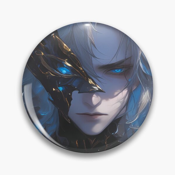 Item preview, Dainsleif Genshin Impact Game Mask Frost Light Noble Dark Fantasy Warrior designed and sold by Tokyonomad.