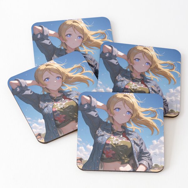 Item preview, Eli Ayase Love Live Anime Girl Summer Field Breeze Casual Sky Warm Light designed and sold by Tokyonomad.