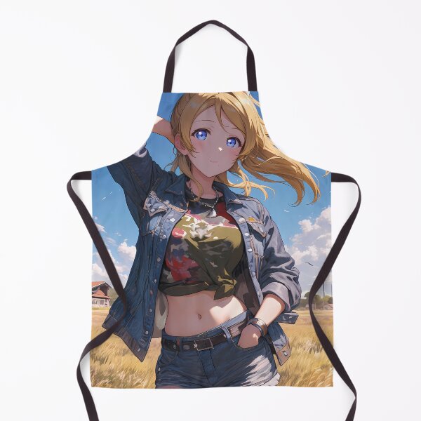 Item preview, Eli Ayase Love Live Anime Girl Summer Field Breeze Casual Sky Warm Light designed and sold by Tokyonomad.