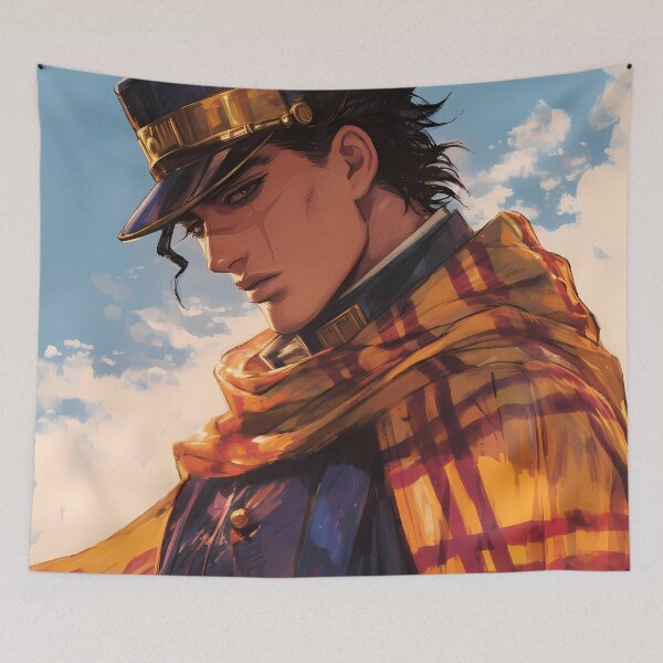 Item preview, Saichi Sugimoto Golden Kamuy Anime Warrior Autumn Cloth Sky Grit Strong Resolve designed and sold by Tokyonomad.