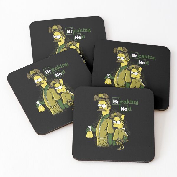 Item preview, Breaking Ned - Flanders and Bart Mashup designed and sold by  The Midnight Library - Book Lover Gifts & Kindle Accessories.