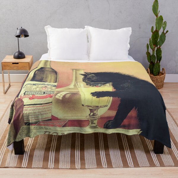 Item preview, Absinthe Black Cat Vintage Poster designed and sold by vintagevivian.