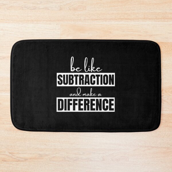 Item preview, Be Like Subtraction And Make A Difference designed and sold by Dondonmart.