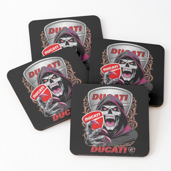 Item preview, Ducati Grim Reaper - Dark Biker Edition designed and sold by  The Midnight Library - Book Lover Gifts & Kindle Accessories.