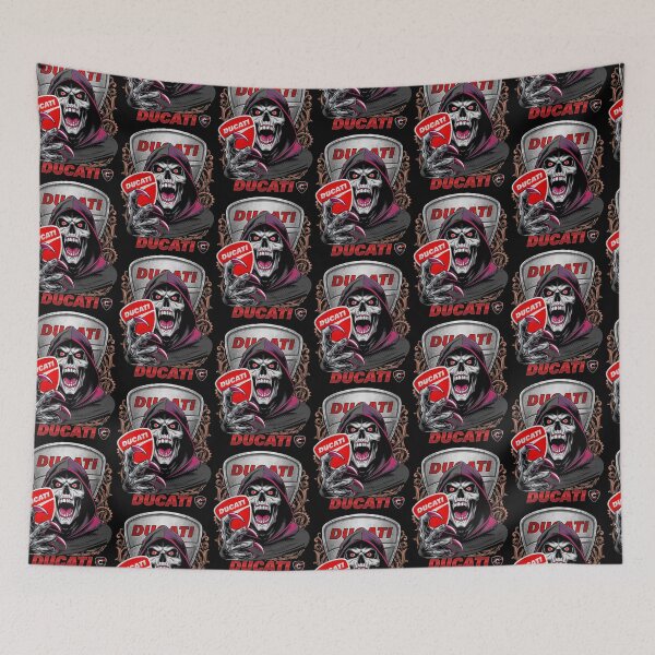 Item preview, Ducati Grim Reaper - Dark Biker Edition designed and sold by  The Midnight Library - Book Lover Gifts & Kindle Accessories.