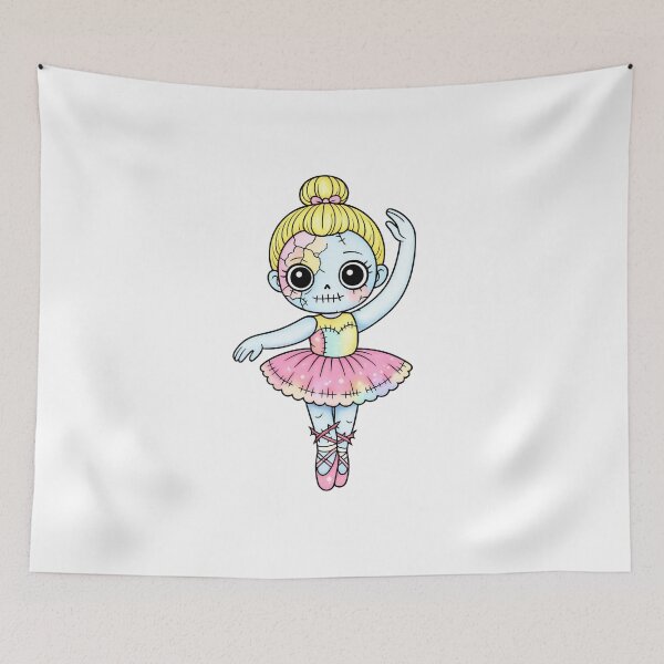 Item preview, Creepy Ballerina Dark Gothic Dance Design designed and sold by SoftSproutstu.