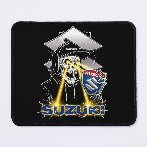 Item preview, Suzuki Skeleton Biker - Electric Lightning Graphic designed and sold by  The Midnight Library - Book Lover Gifts & Kindle Accessories.