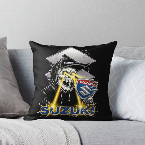 Item preview, Suzuki Skeleton Biker - Electric Lightning Graphic designed and sold by  The Midnight Library - Book Lover Gifts & Kindle Accessories.