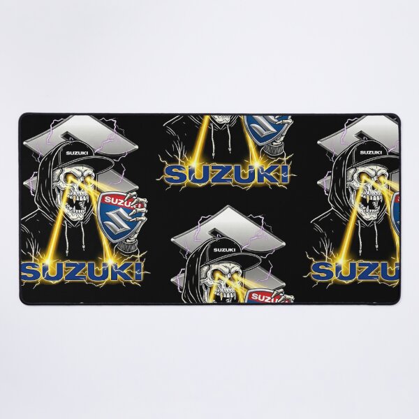Item preview, Suzuki Skeleton Biker - Electric Lightning Graphic designed and sold by The Midnight Library - Book Lover Gifts & Kindle Accessories.