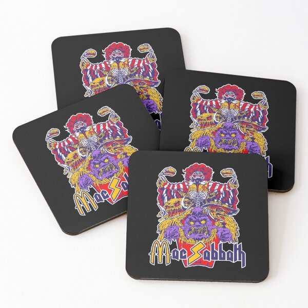 Item preview, Mac Sabbath Heavy Metal Fast Food Mashup designed and sold by  The Midnight Library - Book Lover Gifts & Kindle Accessories.