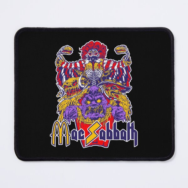 Item preview, Mac Sabbath Heavy Metal Fast Food Mashup designed and sold by  The Midnight Library - Book Lover Gifts & Kindle Accessories.