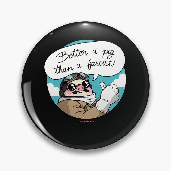 Item preview, Better A Pig Than A Fascist designed and sold by Piece-Of-Art.