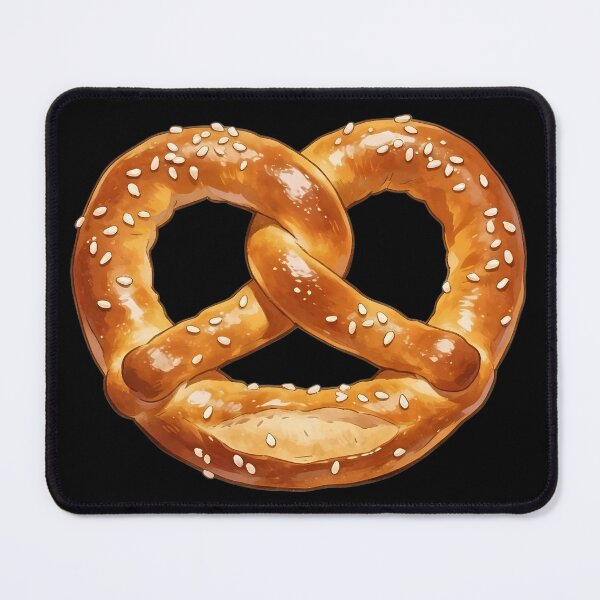 Item preview, National Pretzel Day Realistic Illustrated Art designed and sold by GymTanLaundry.