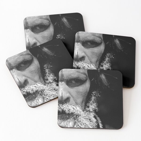 Item preview, Papua New Guinea Villager Exotic Half-Face Portrait designed and sold by DEC02.