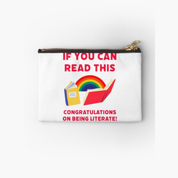 Item preview, If you can read this congratulations on being literate!  designed and sold by Rachel the Artist .