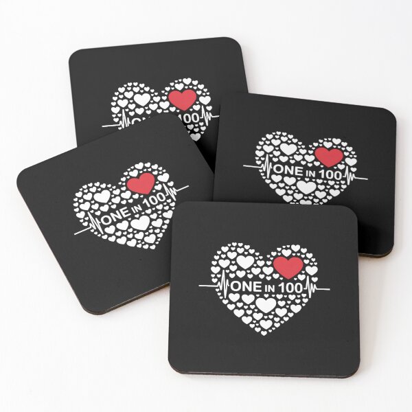 Item preview, One in 100 CHD Warrior Congenital Heart Disease Awareness designed and sold by PunkNation-Arts.
