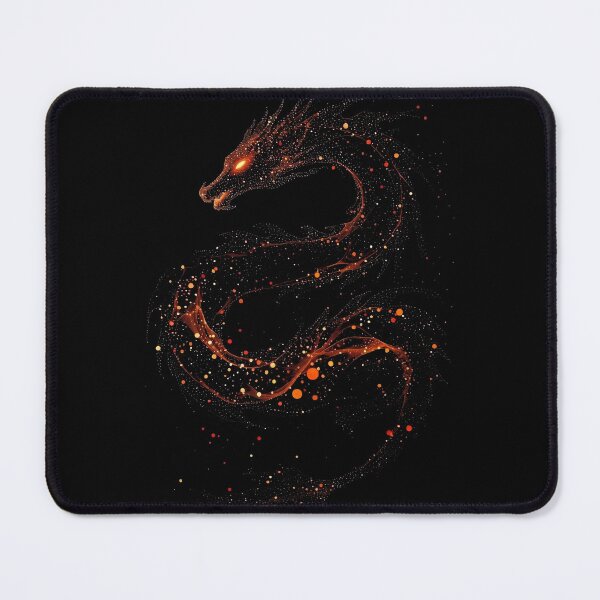 Item preview, Stardust Fire Dragon Mythical Spark Graphic Art designed and sold by IvoryArtDesign.