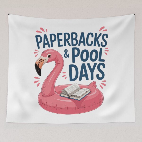 Item preview, Paperbacks Pool Days Summer Reading Vibes designed and sold by PunkNation-Arts.