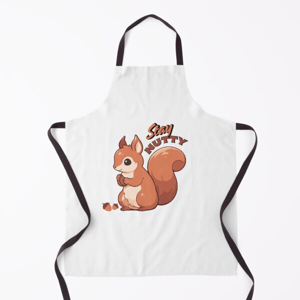 Item preview, Stay Nutty Cute Squirrel Holding Acorn designed and sold by Madhav Creations Studio.