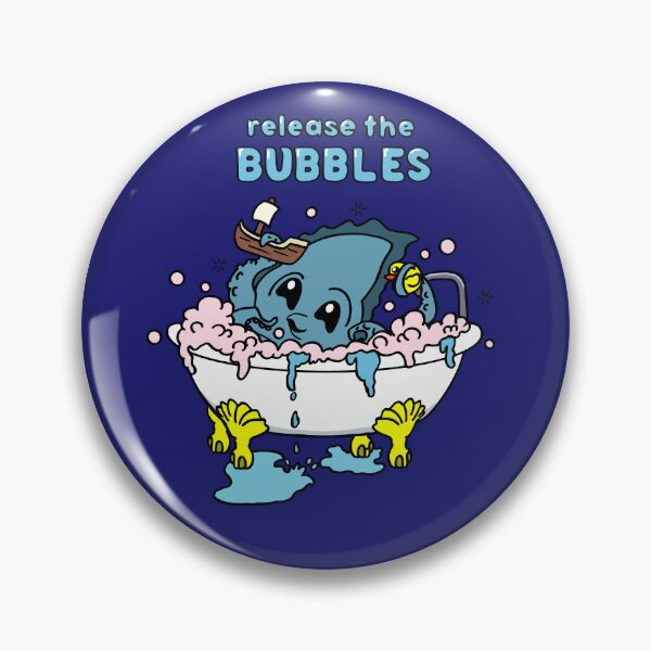 Item preview, Cute Kraken Bubble Bath Funny Sea Monster Ocean Art designed and sold by Bored Imagination .