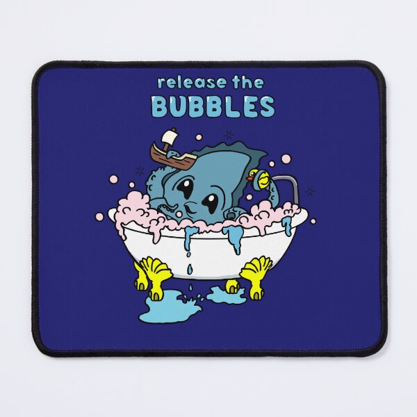 Item preview, Cute Kraken Bubble Bath Funny Sea Monster Ocean Art designed and sold by Bored Imagination .
