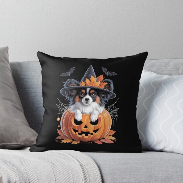 Item preview, Papillon Dog Pumpkin Halloween Thanksgiving designed and sold by PunkNation-Arts.