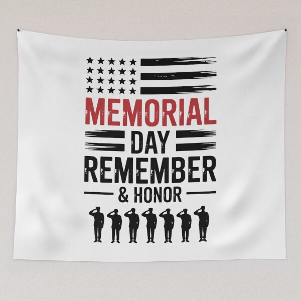 Item preview, Patriotic USA Flag Veterans Memorial Day Remember & Honor designed and sold by PunkNation-Arts.