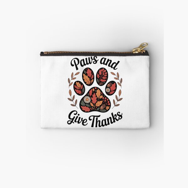 Item preview, Paws And Give Thanks Dog Paw Floral Thanksgiving Day Autumn designed and sold by PunkNation-Arts.