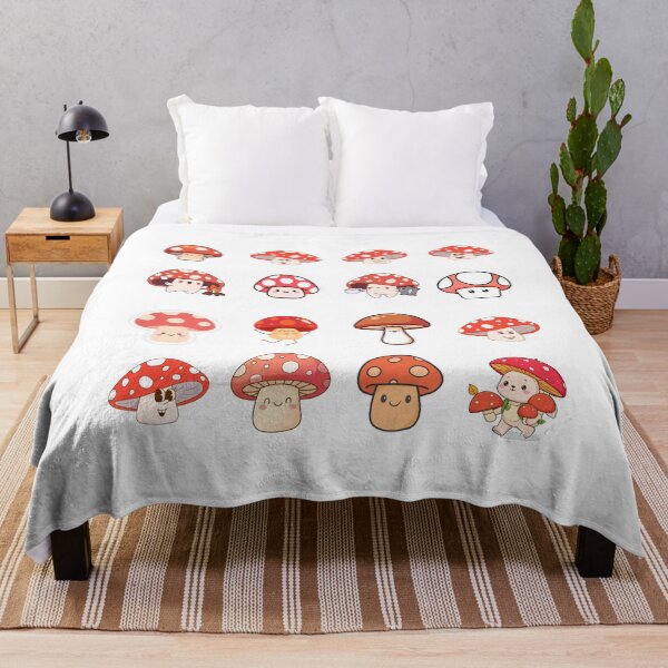 Item preview, Kawaii Red Mushroom Stickers designed and sold by KrisGraphic45.