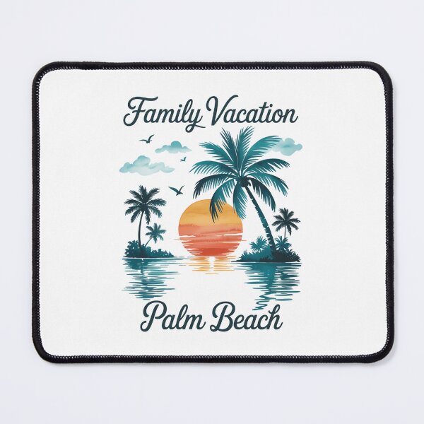 Item preview, Palm Tree Sunset Family Vacation Florida Palm Beach designed and sold by PunkNation-Arts.