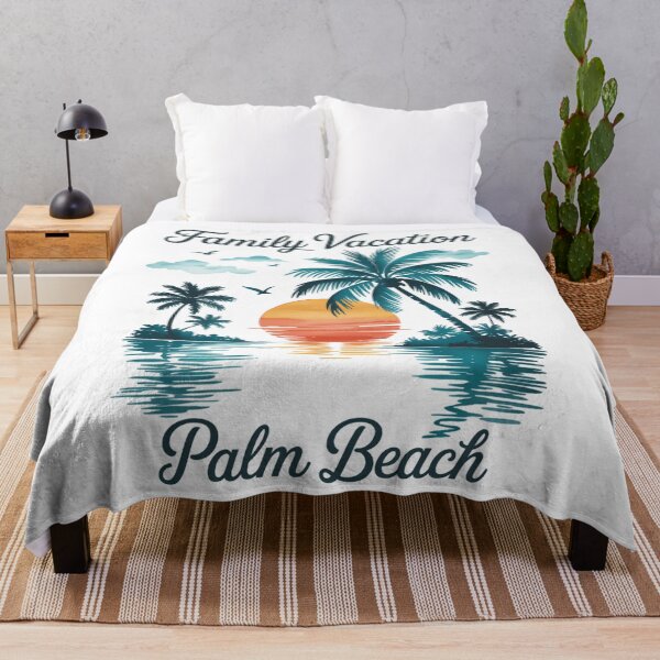 Item preview, Palm Tree Sunset Family Vacation Florida Palm Beach designed and sold by PunkNation-Arts.