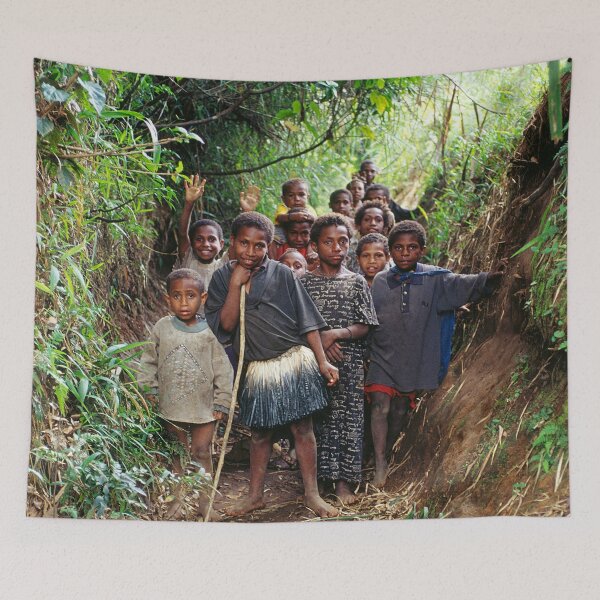 Item preview, Papua New Guinea Children Walking To Their Village designed and sold by DEC02.