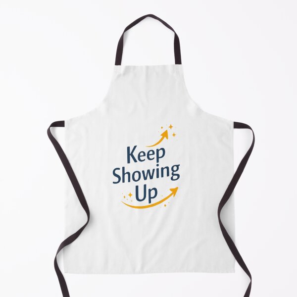 Item preview, Keep Showing Up Minimal Motivational Design | Simple Growth Quote designed and sold by Lovestickerco.