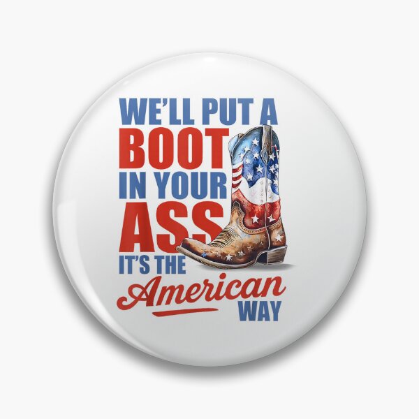 Item preview, we''ll put a boot in your ass western cowgirl 4th of july  designed and sold by 3INEKMIZAN.