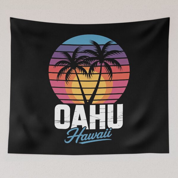Item preview, Oahu Hawaii Sunset Vacation Souvenir designed and sold by papertaless.